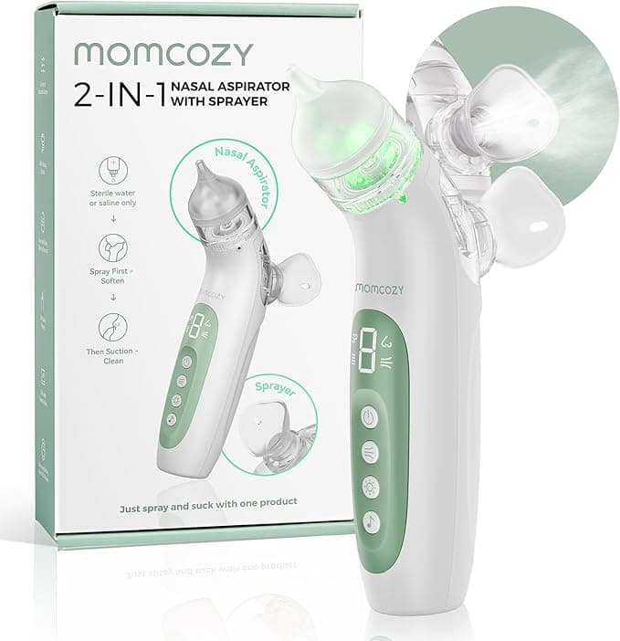 Momcozy BreezyClear Pro™ 2-in-1 Spray & Suction Electric Nasal Aspirator im Vergleich