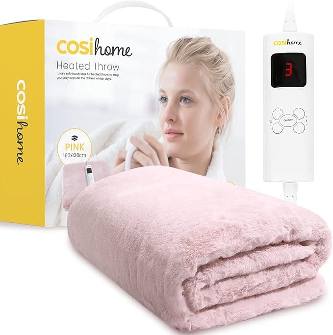 Cosi Home Luxury Heated Throw – Beste Sicherheits- und Haltbarkeitswahl