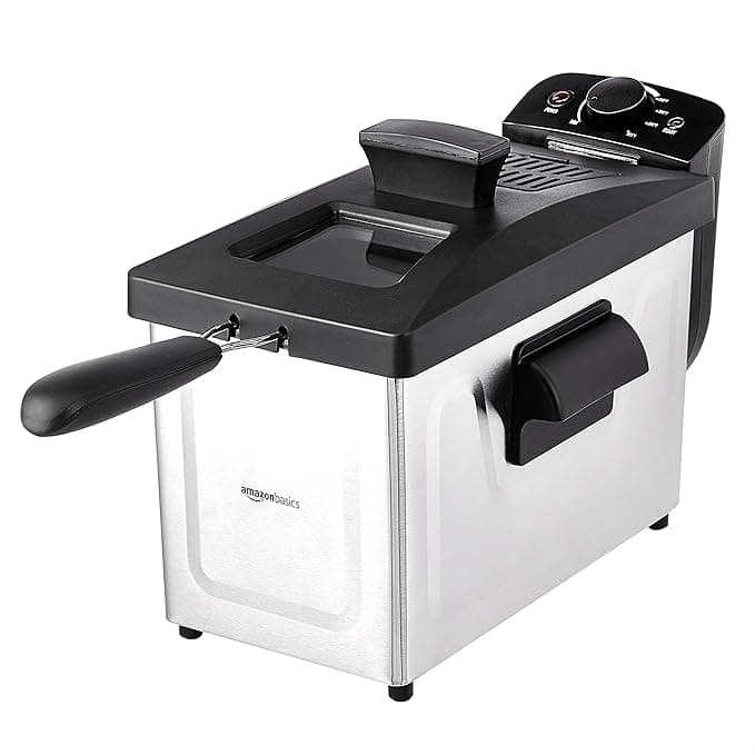 Amazon Basics 3.2 Quart Deep Fryer with Basket